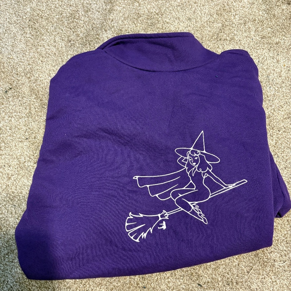 Suzie B Fitness Halloween Witch Crop Top